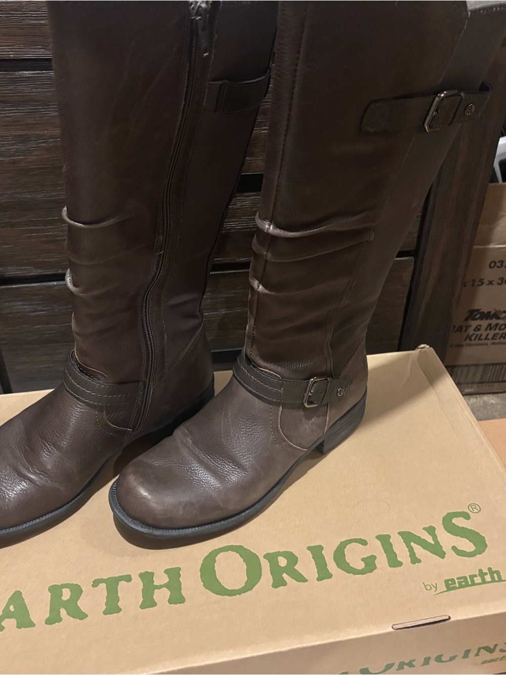 Earth Origins Brown Knee High Boots